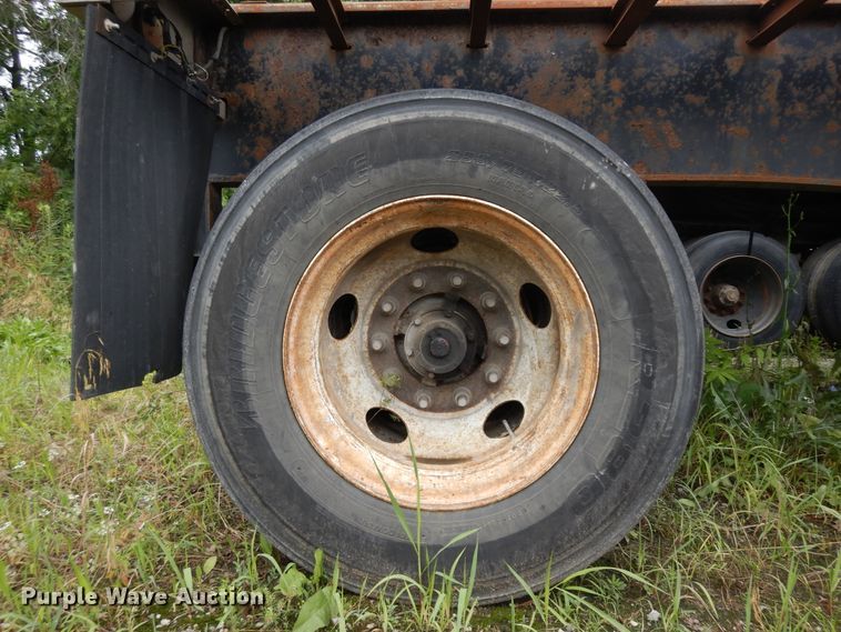 image for item KU9550 1998 Utility  flatbed trailer