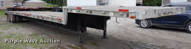 image for item KU9551 1995 Wilson CFD-900  drop deck trailer