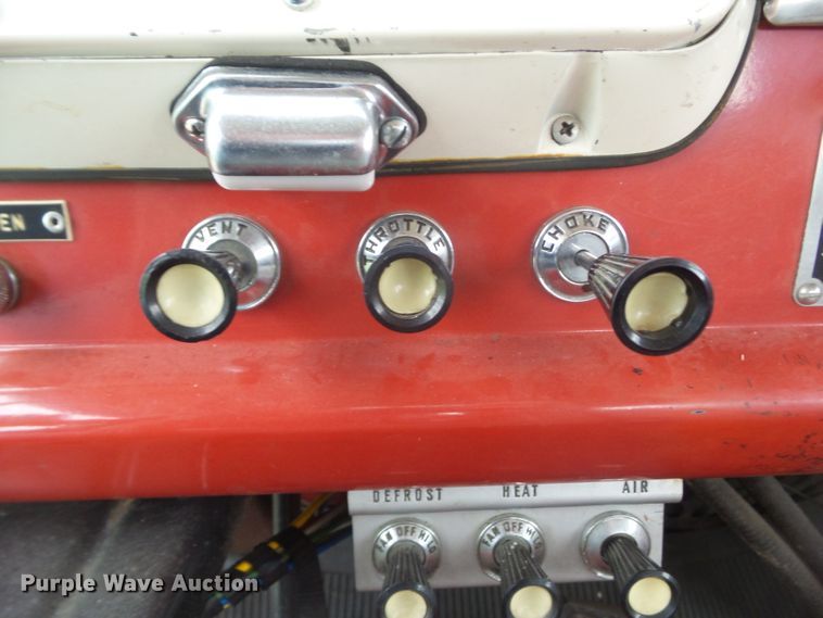 image for item DA7113 1972 Ford C707  pumper fire truck