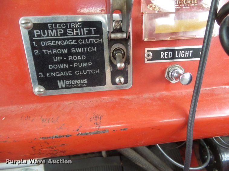 image for item DA7113 1972 Ford C707  pumper fire truck