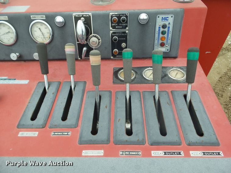 image for item DA7113 1972 Ford C707  pumper fire truck