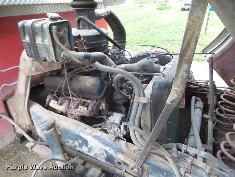 image for item DA7113 1972 Ford C707  pumper fire truck