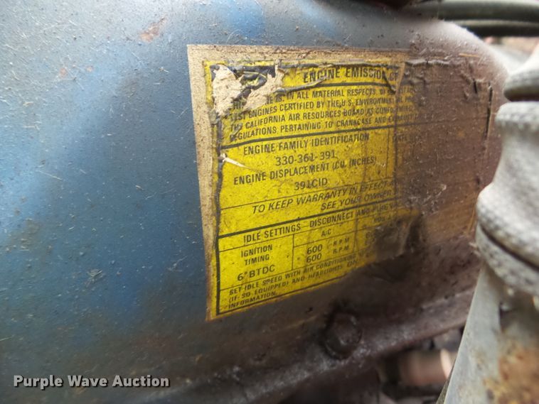 image for item DA7113 1972 Ford C707  pumper fire truck