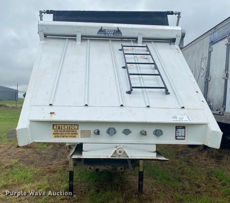 image for item DK7996 2008 Construction Trailer Specialists BDT-40DH  bottom dump trailer