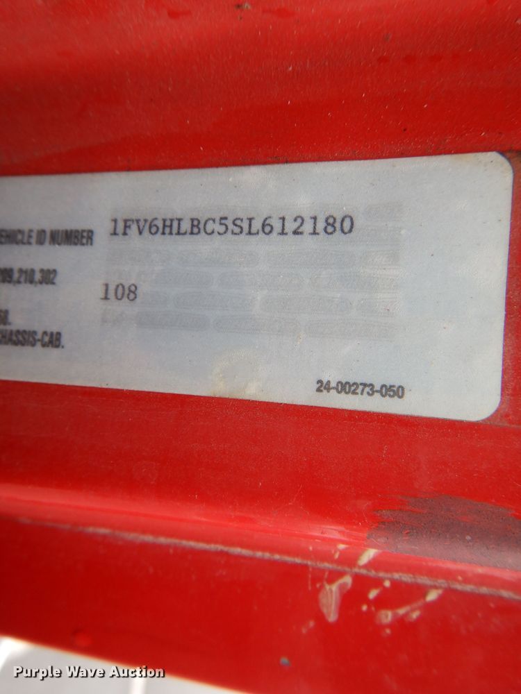 image for item DL3407 1995 Freightliner FL70  rescue vehicle