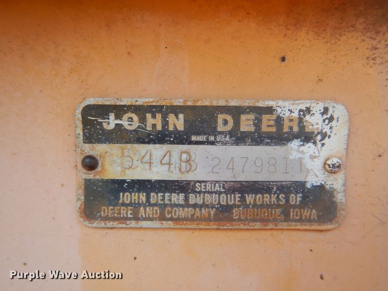 image for item DM3849 1976 John Deere 544B  wheel loader
