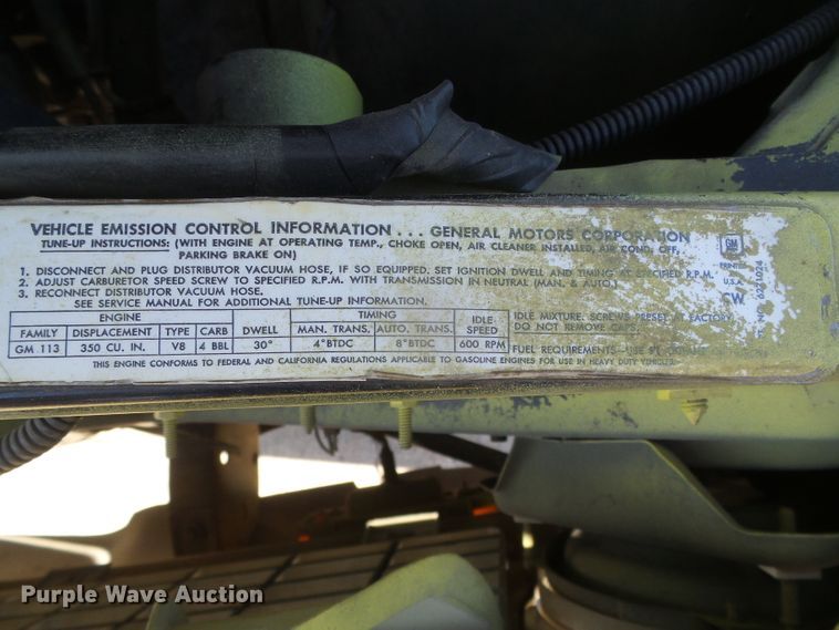 image for item GR9472 1972 Chevrolet K20  utility bed pickup truck