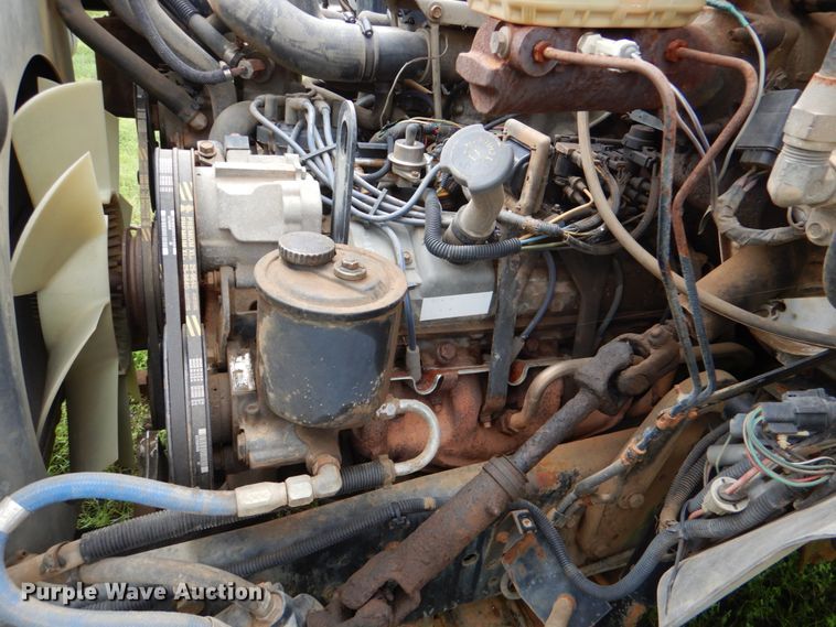 image for item HC9280 1994 Ford F600  dump flatbed truck