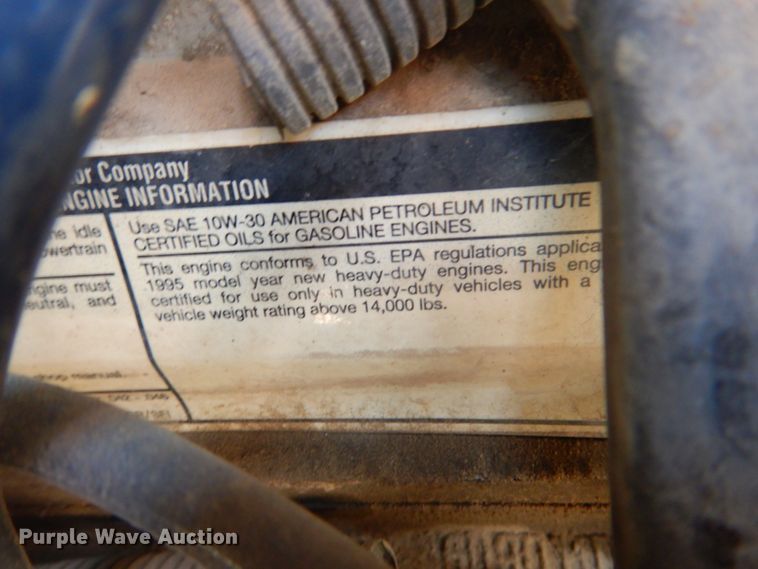 image for item HC9283 1995 Ford F750  spreader truck