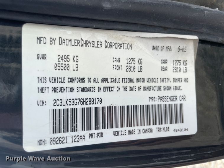image for item IC9488 2006 Chrysler 300