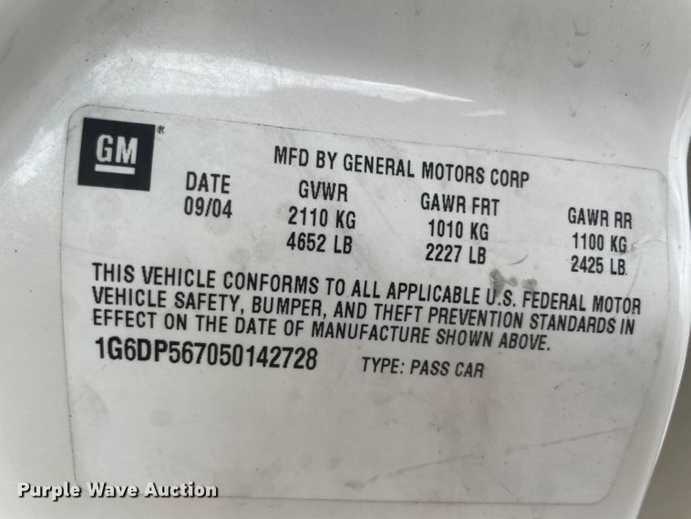 image for item IC9492 2004 Cadillac CTS