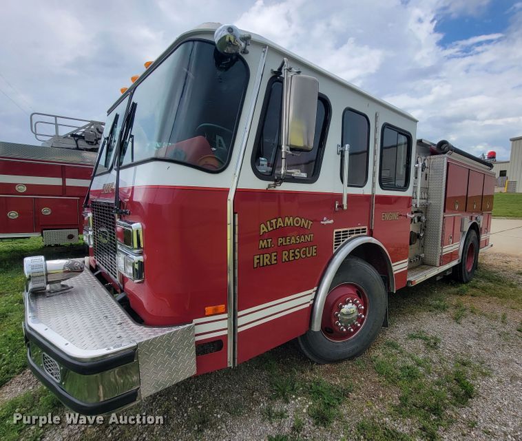 image for item IF9932 1995 Emergency One Cyclone  fire truck