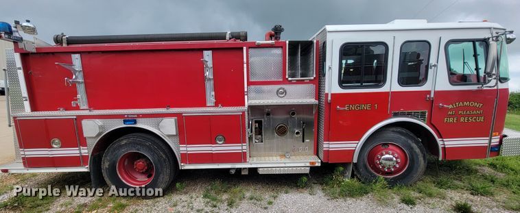 image for item IF9932 1995 Emergency One Cyclone  fire truck