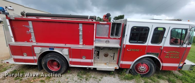 image for item IF9932 1995 Emergency One Cyclone  fire truck