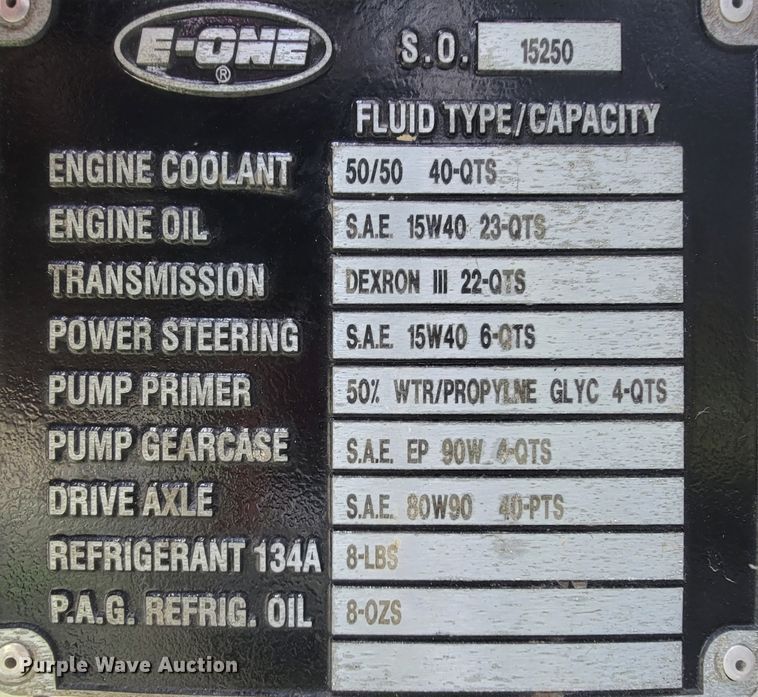 image for item IF9932 1995 Emergency One Cyclone  fire truck