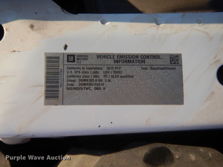 image for item IP9907 2013 Chevrolet Impala Police Cruiser