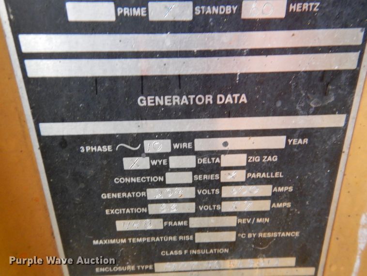 image for item IQ9730 Caterpillar D343  generator