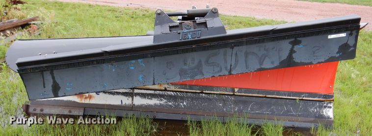 image for item IQ9732 Tenco 11'W skid steer snow plow