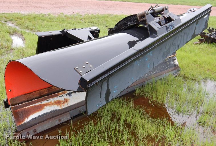 image for item IQ9732 Tenco 11'W skid steer snow plow