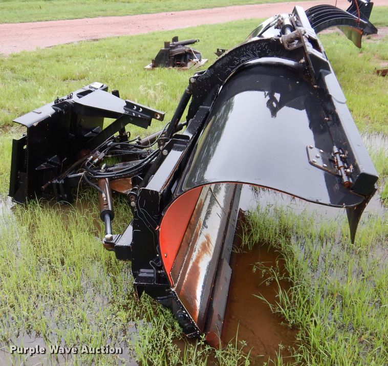 image for item IQ9732 Tenco 11'W skid steer snow plow