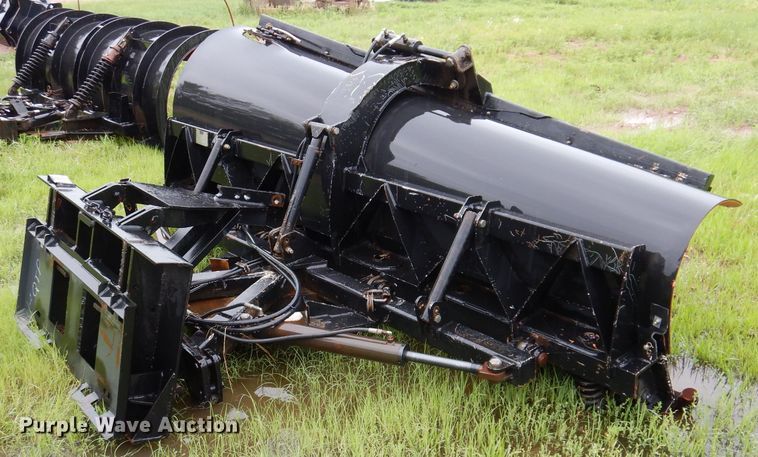 image for item IQ9732 Tenco 11'W skid steer snow plow