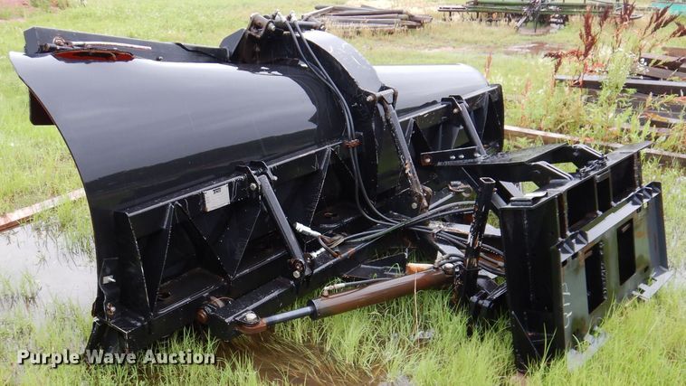 image for item IQ9732 Tenco 11'W skid steer snow plow