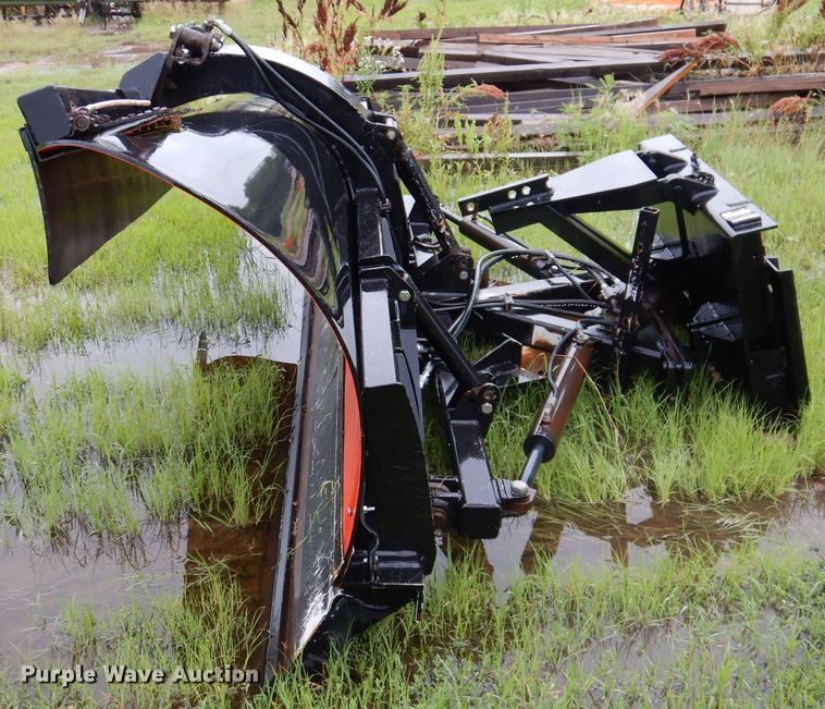 image for item IQ9732 Tenco 11'W skid steer snow plow