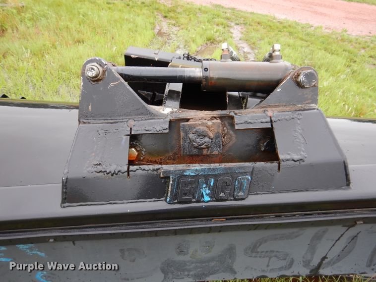 image for item IQ9732 Tenco 11'W skid steer snow plow