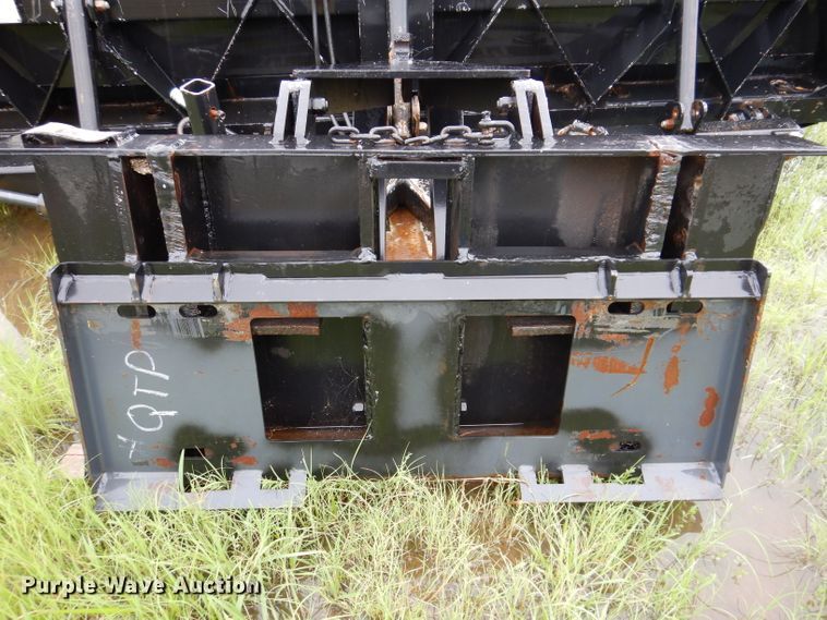 image for item IQ9732 Tenco 11'W skid steer snow plow