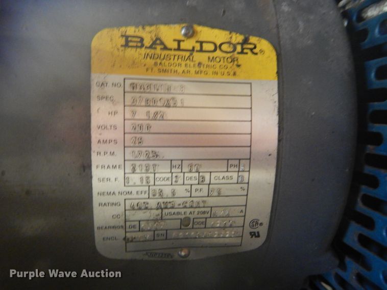 image for item IT9238 1996 Curtis VT757-81  air compressor