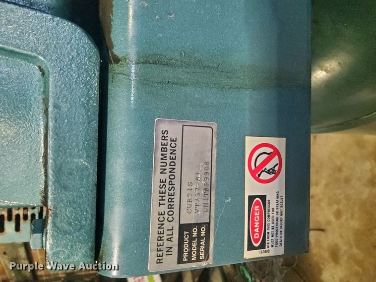 image for item IT9238 1996 Curtis VT757-81  air compressor