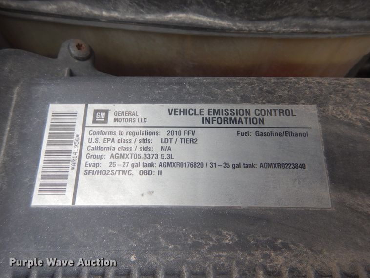 image for item JI9642 2010 Chevrolet Tahoe  SUV