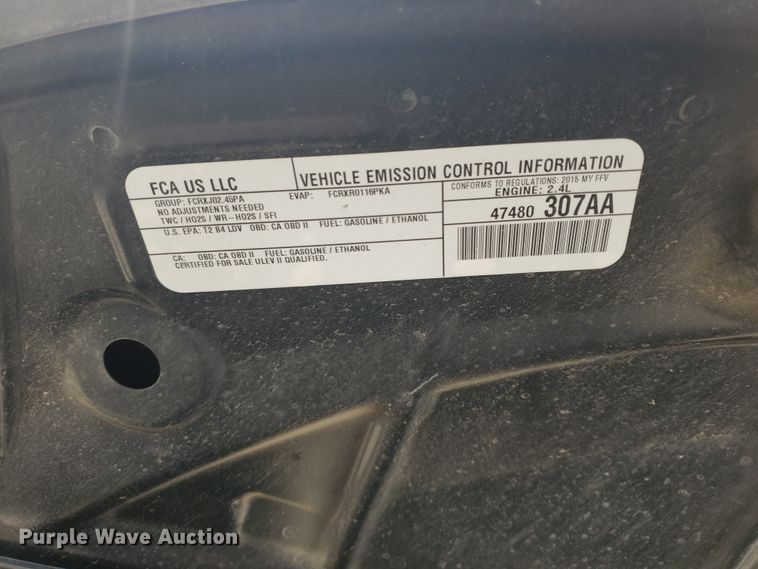 image for item JM9693 2015 Chrysler 200