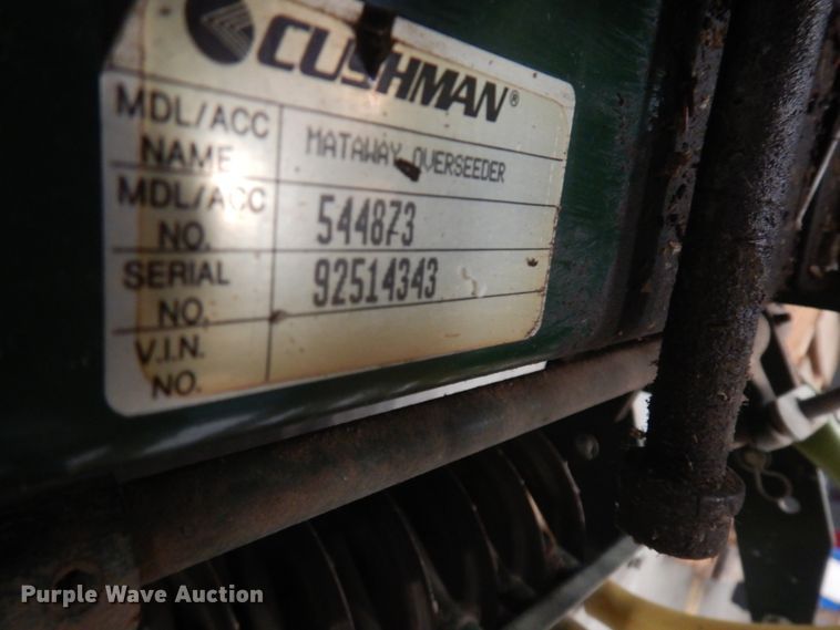 image for item JZ9969 Ryan Mataway  overseeder