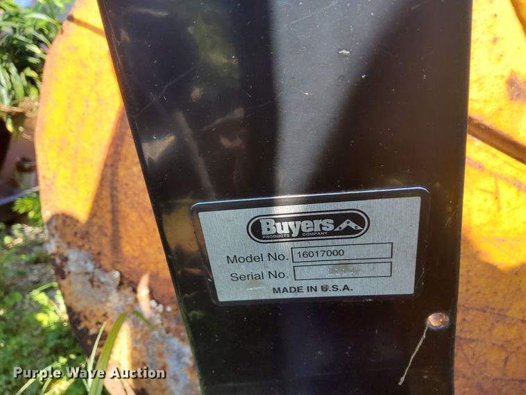 image for item KU9508 Buyers 16017000  snow plow