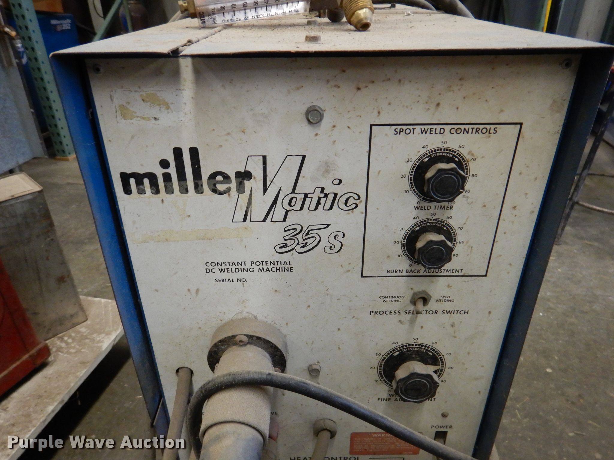 Miller Matic 35S welder in Centerville, IA Item IQ9721 sold Purple Wave