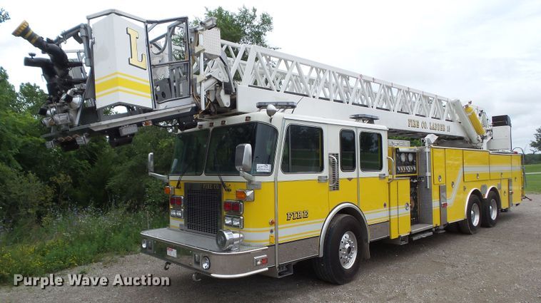 image for item DA7150 1994 Spartan Gladiator  aerial platform fire truck