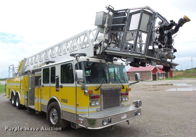 image for item DA7150 1994 Spartan Gladiator  aerial platform fire truck