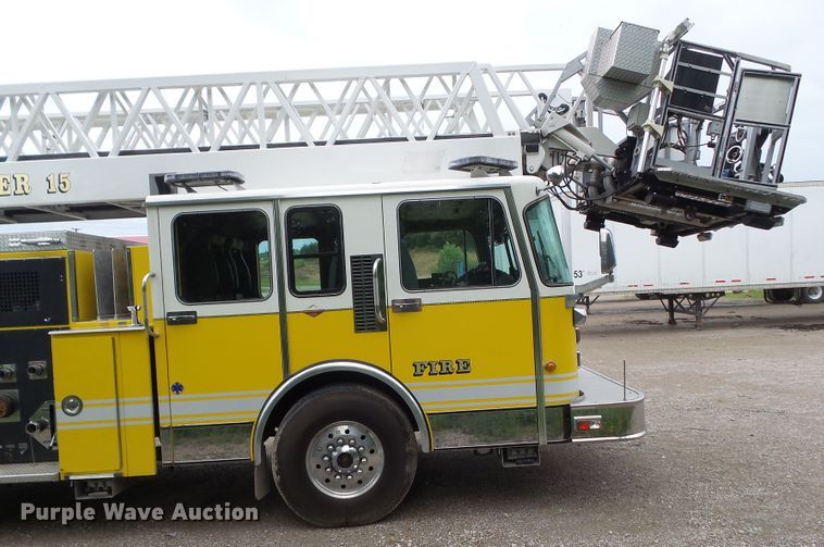 image for item DA7150 1994 Spartan Gladiator  aerial platform fire truck
