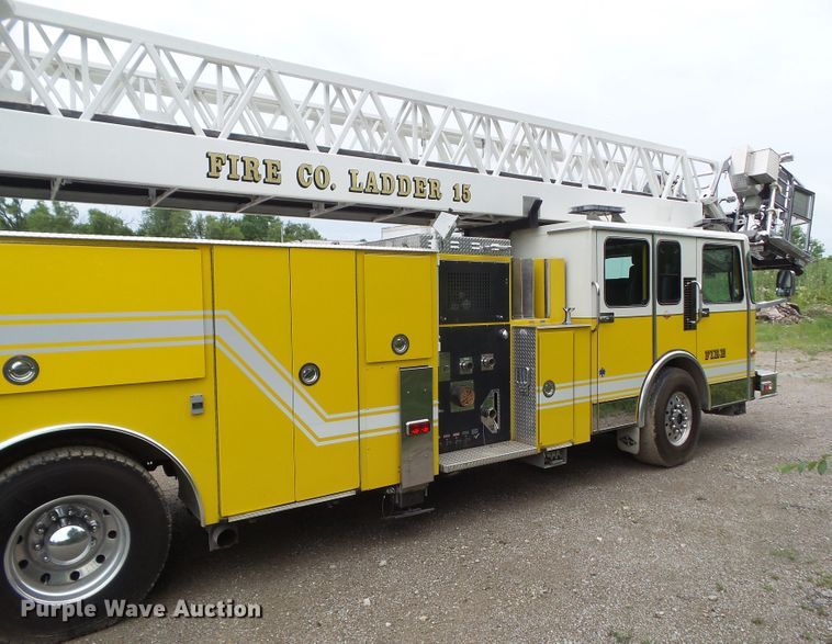 image for item DA7150 1994 Spartan Gladiator  aerial platform fire truck