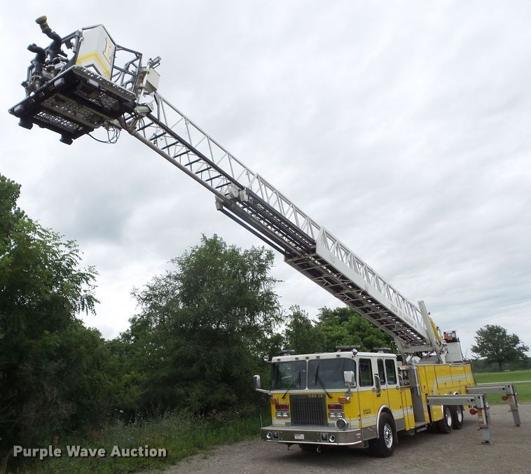 image for item DA7150 1994 Spartan Gladiator  aerial platform fire truck