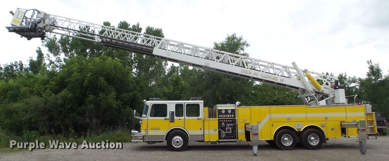 image for item DA7150 1994 Spartan Gladiator  aerial platform fire truck