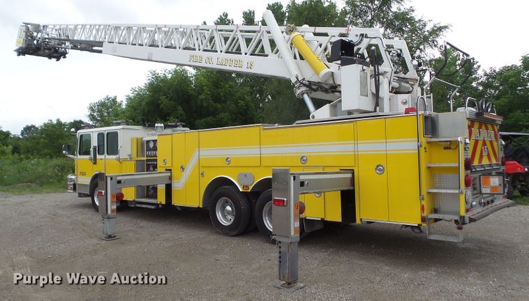 image for item DA7150 1994 Spartan Gladiator  aerial platform fire truck