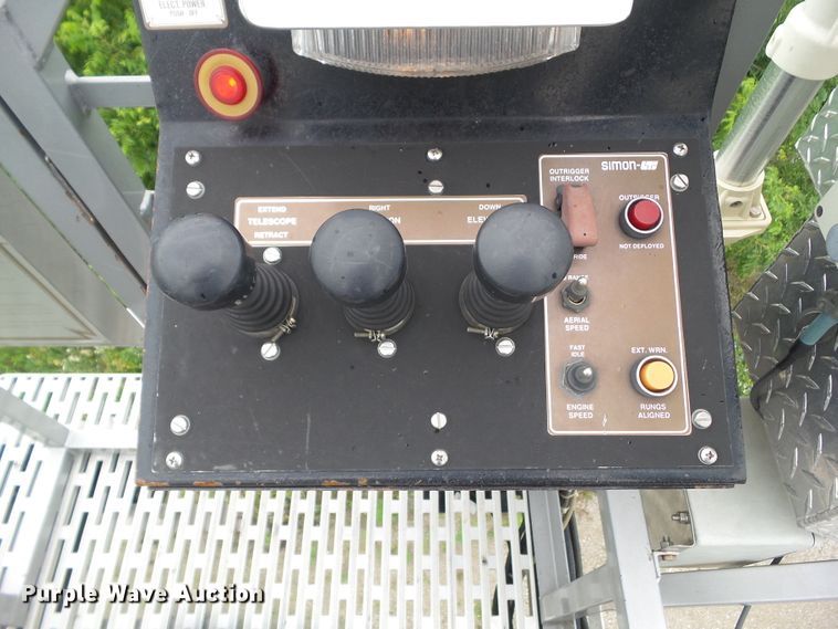 image for item DA7150 1994 Spartan Gladiator  aerial platform fire truck