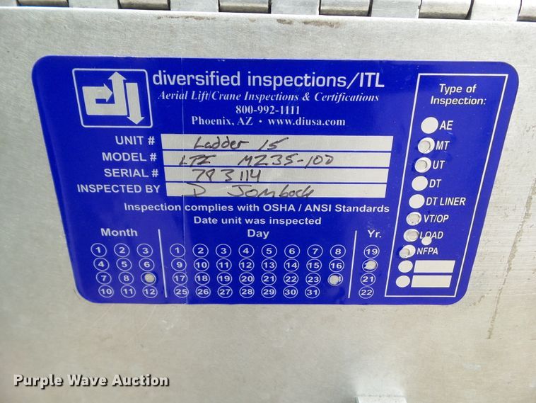 image for item DA7150 1994 Spartan Gladiator  aerial platform fire truck