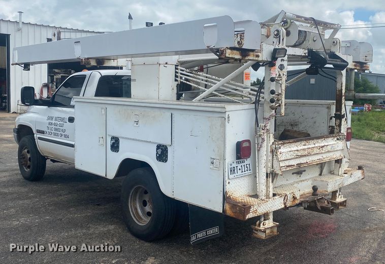 image for item DK8008 2001 Dodge Ram 3500  well pump hoist truck