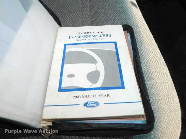 image for item DK8627 2003 Ford F450 Super Duty XL  box truck