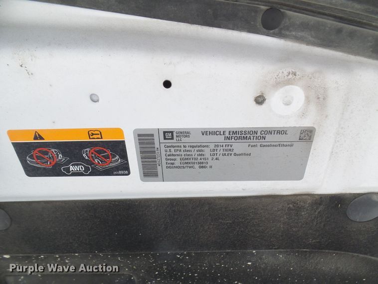 image for item DL0986 2014 Chevrolet Equinox  SUV