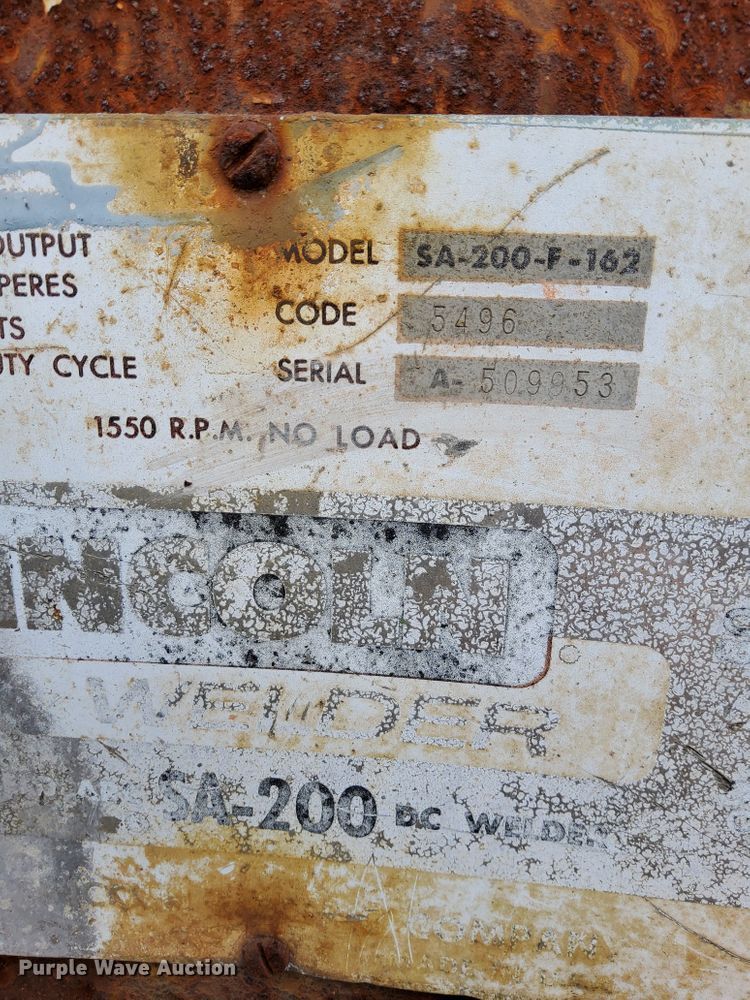 image for item DL3398 Lincoln SA-200 Redface  welder
