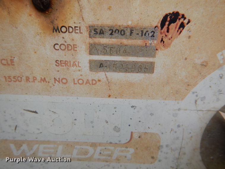 image for item DL3400 Lincoln SA-200 Redface  welder